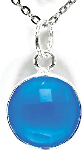 Miniatura 11 de Collar con colgante redondo, piedras preciosas naturales, labradorita, piedra lunar arcoíris, cristal, cuarzo rosa, amatista, citrino, plata de ley,