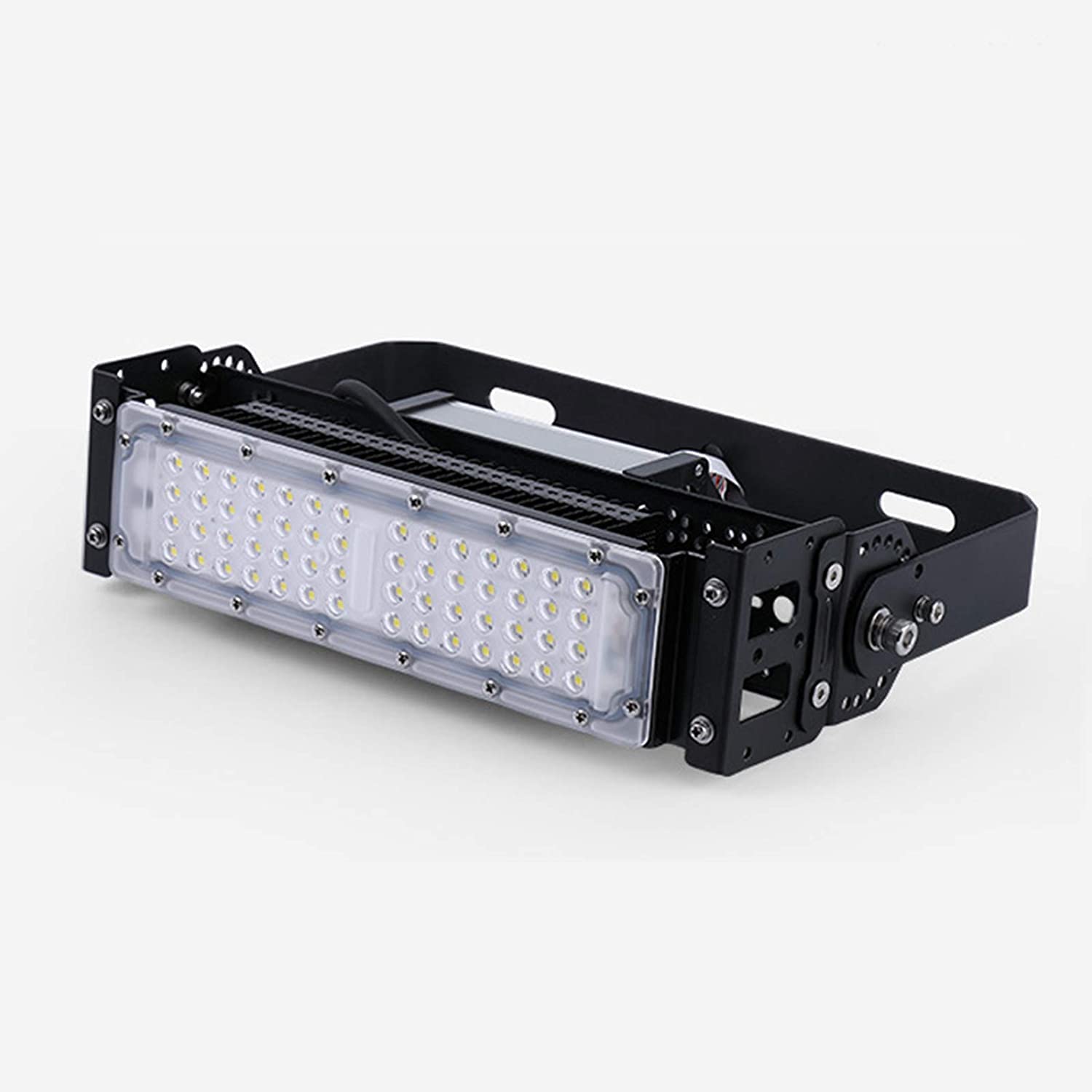 Spolehli LED Stadium Light 50W 8,000lm 6000K AC100-265V IP65 Waterproof Flood Light Fixture for Playground, Dock, Square, Outdoor Area Lighting