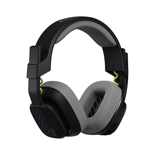 Immagine del prodotto ASTRO A10 Cuffie Gaming Cablate Gen 2, Cuffie da Gioco Over-Ear con Microfono Flip-to-Mute, Leggere e Resistenti, Driver 32 mm, Compatibile con PC/Mac, PS5, Xbox serie XIS, Switch,Mobile, Nero