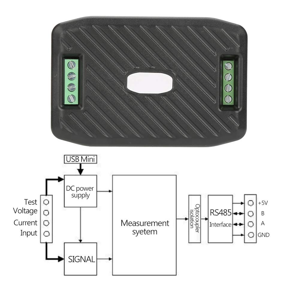 Generic PEACEFAIR PZEM 017 DC Voltage Current Power Energy Consumption Meter Communication Module (PZEM-017+100A)
