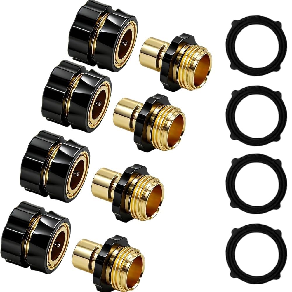 2Z7l4k1y 4 Pack Hose Connection Kit, Universal Leak-Proof Connector