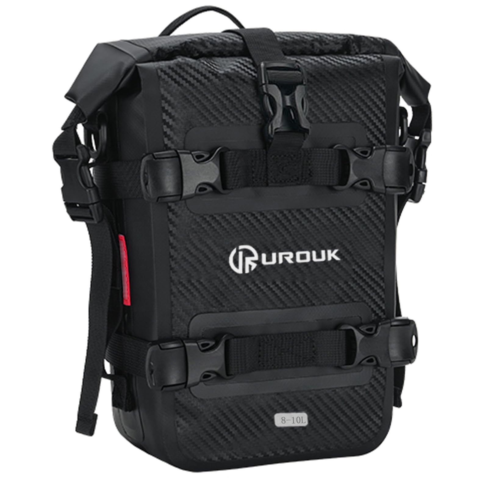 Bolsa Moto Impermeable 8L Bolsa Lateral Parachoques para Moto Bolsa Deposito Motocicleta Bolsa Estanca Deposito