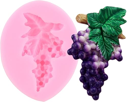 Miniatura 7 de ZiXiang Moldes de silicona para frutas, hojas de uva, molde de fondant para decoración de pasteles, decoración de cupcakes, caramelo de polímero de