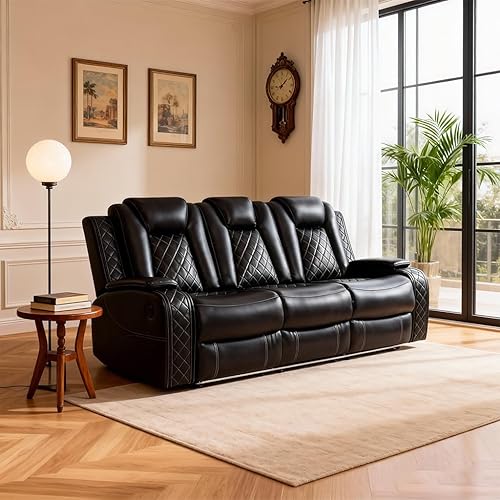 COMHOMA Power Living Room Furniture Sets,Electric Recliner Chair with LED