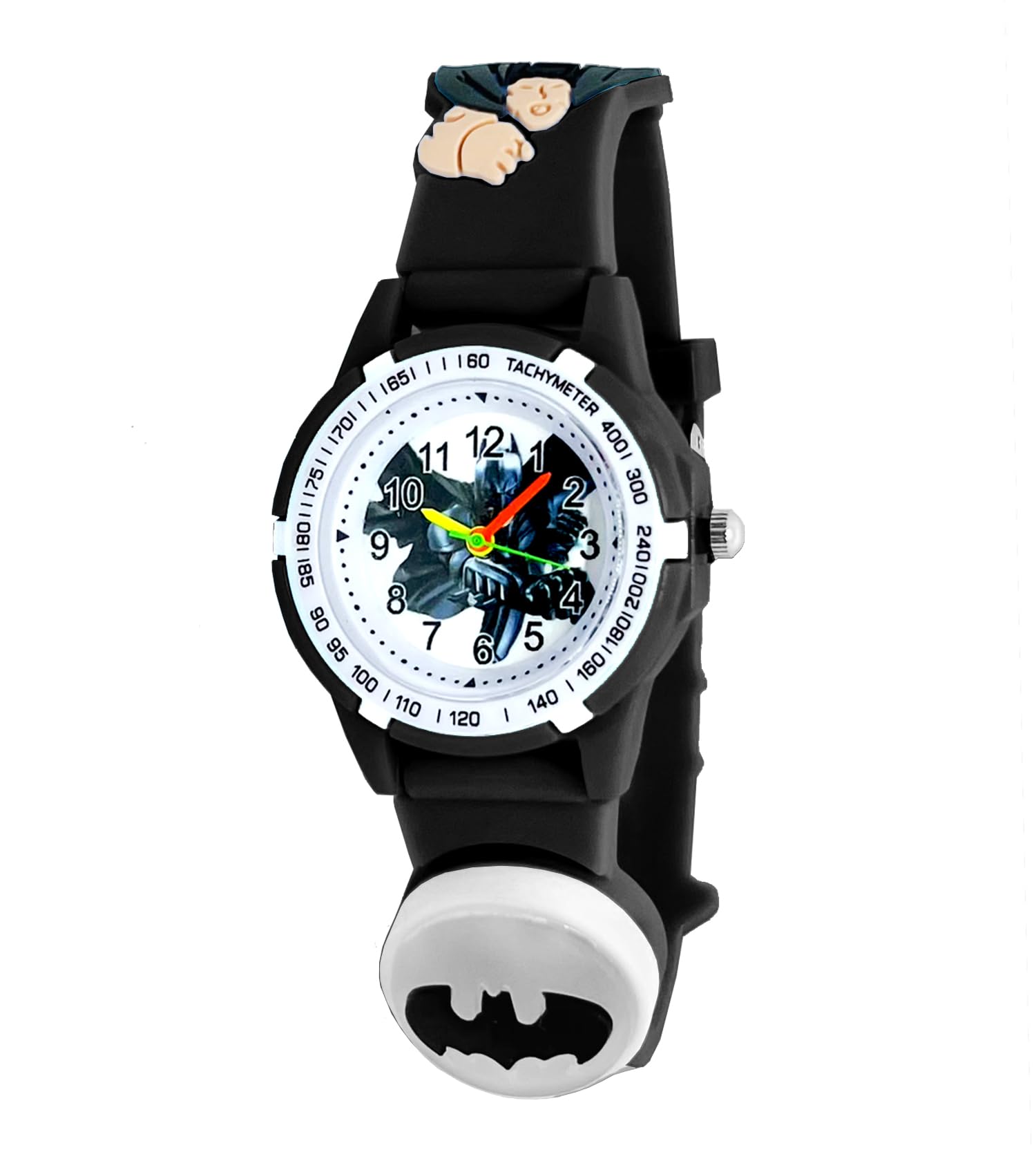 Time UpAnalog Dial Cartoon Disco Light Kids Watch for Boys & Girls (Age:3-10 Years) -RBT-Cap-X