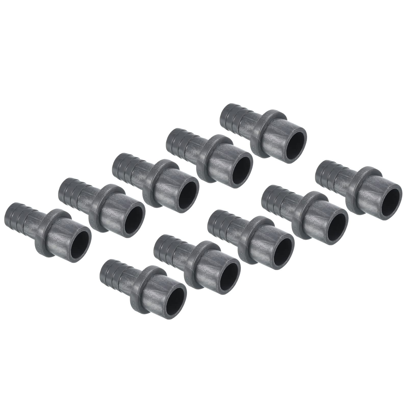 PATIKIL UPVC Reductor Tubo Montaje 32mm OD 25mm Púas, 2 Paquetes Rectos Acoplamientos Adaptador Conector, Gris — view 31