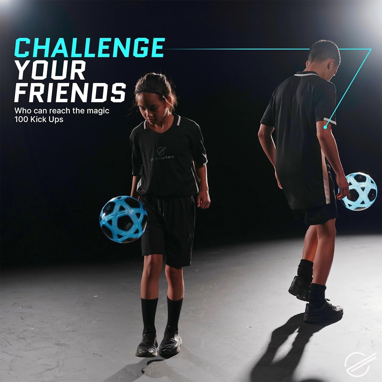 Strikesphere Counter Ball, Light Up Soccer Ball and Trainer, Perfect for Soccer Training and Kids