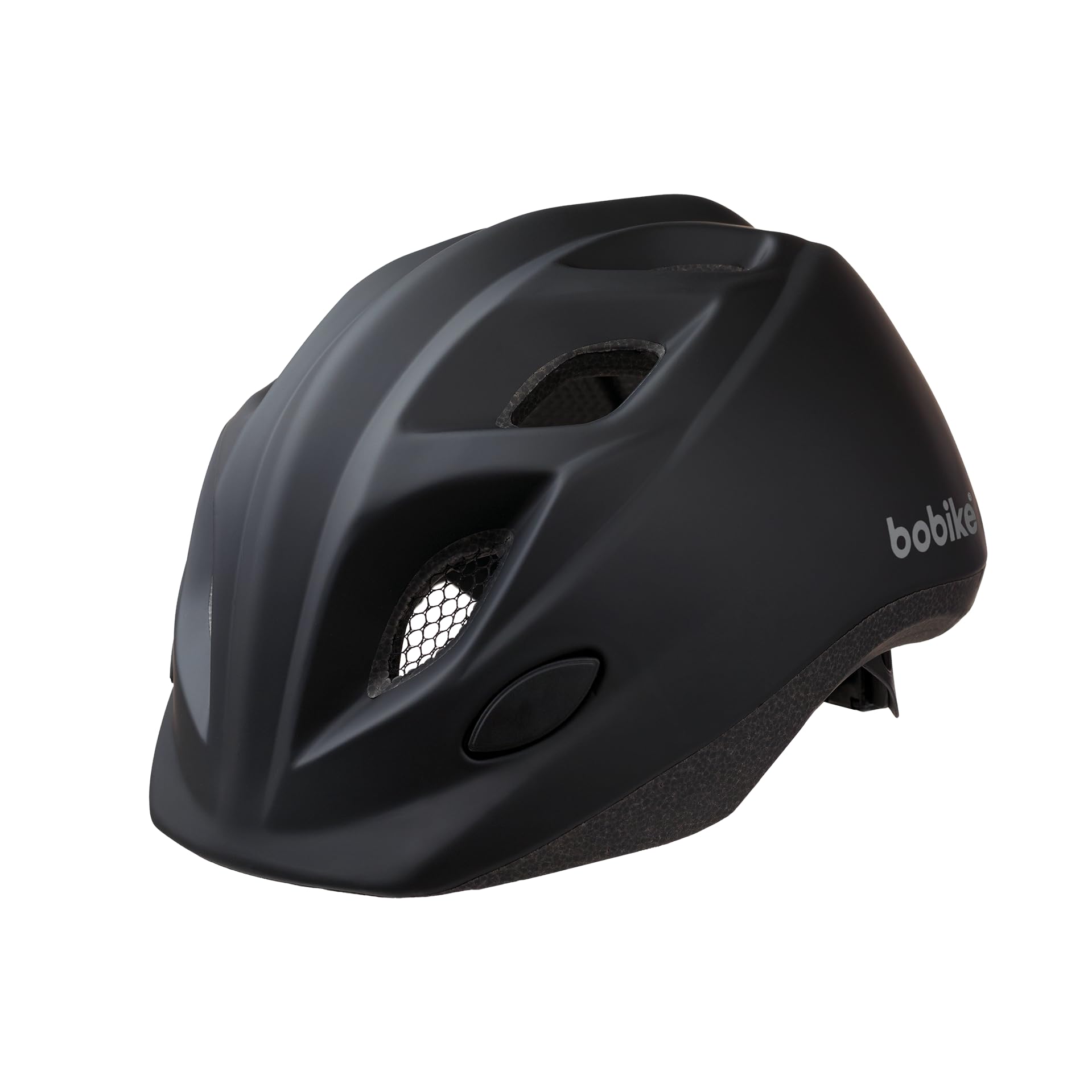Bobike 8740900026 Kids Helmet S 52-56cm, Age 5 and up, Unisex Bike Kids Helmet With 10 Cooling Vents, Lightweight, Two Reflective Stickers, Urban Black Matte