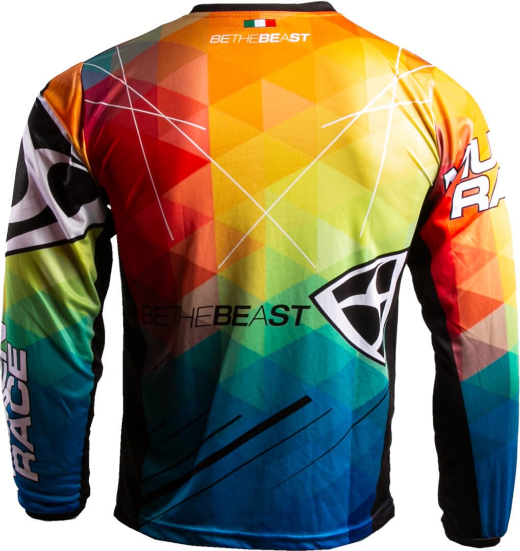 Shimy Maglia da motocross, multicolore, L