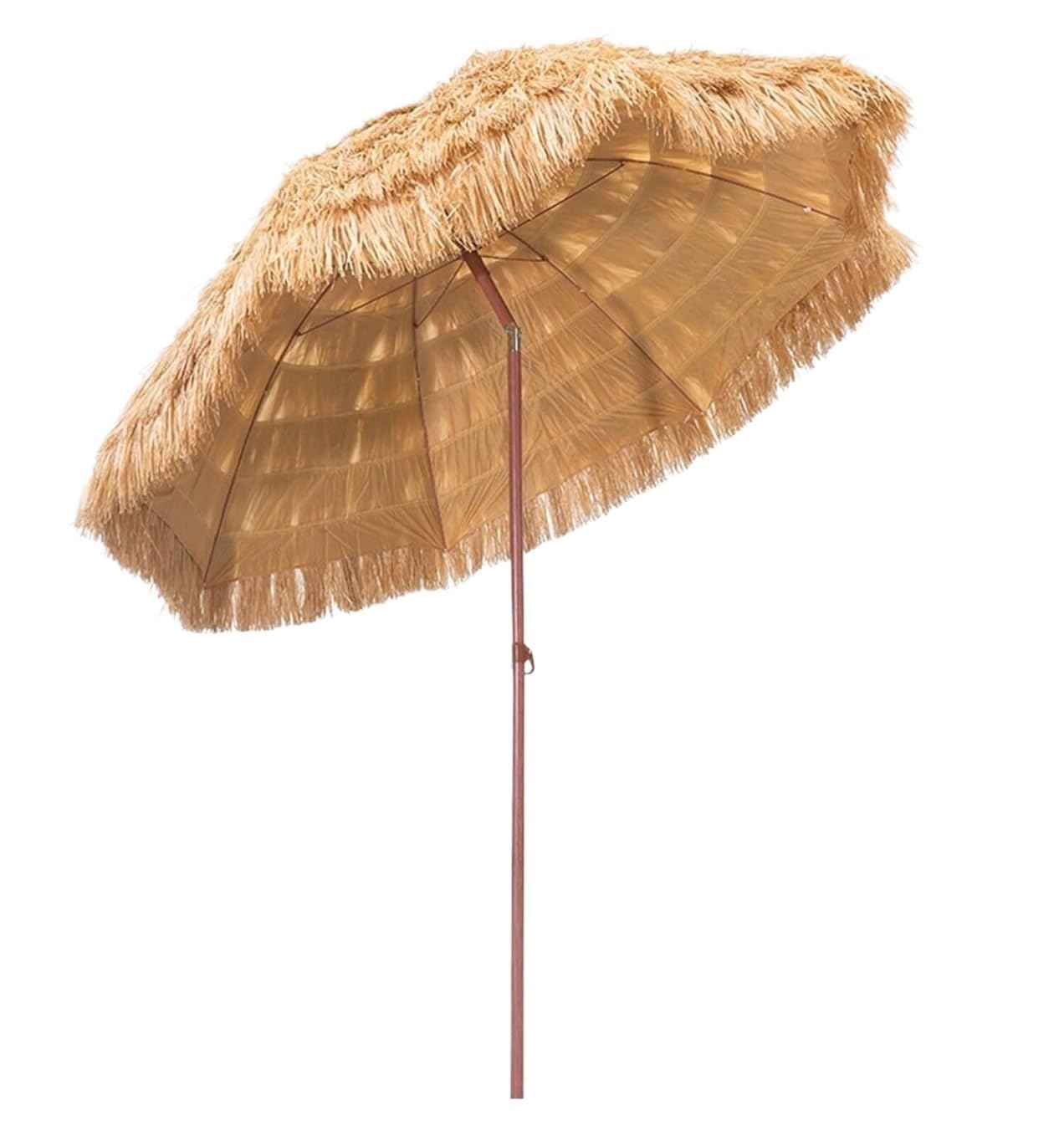 Parasol Tarasowy Parasol Ze Strzechy Słomy Z Tkaniną Odporną Na Słońce Parasole Plażowe Zewnątrz