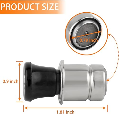 Miniatura 8 de Encendedor de cigarrillos para automóvil, construcción de plástico de metal, encendedor de cigarrillos de 12 V, repuesto para la mayoría de enchufes