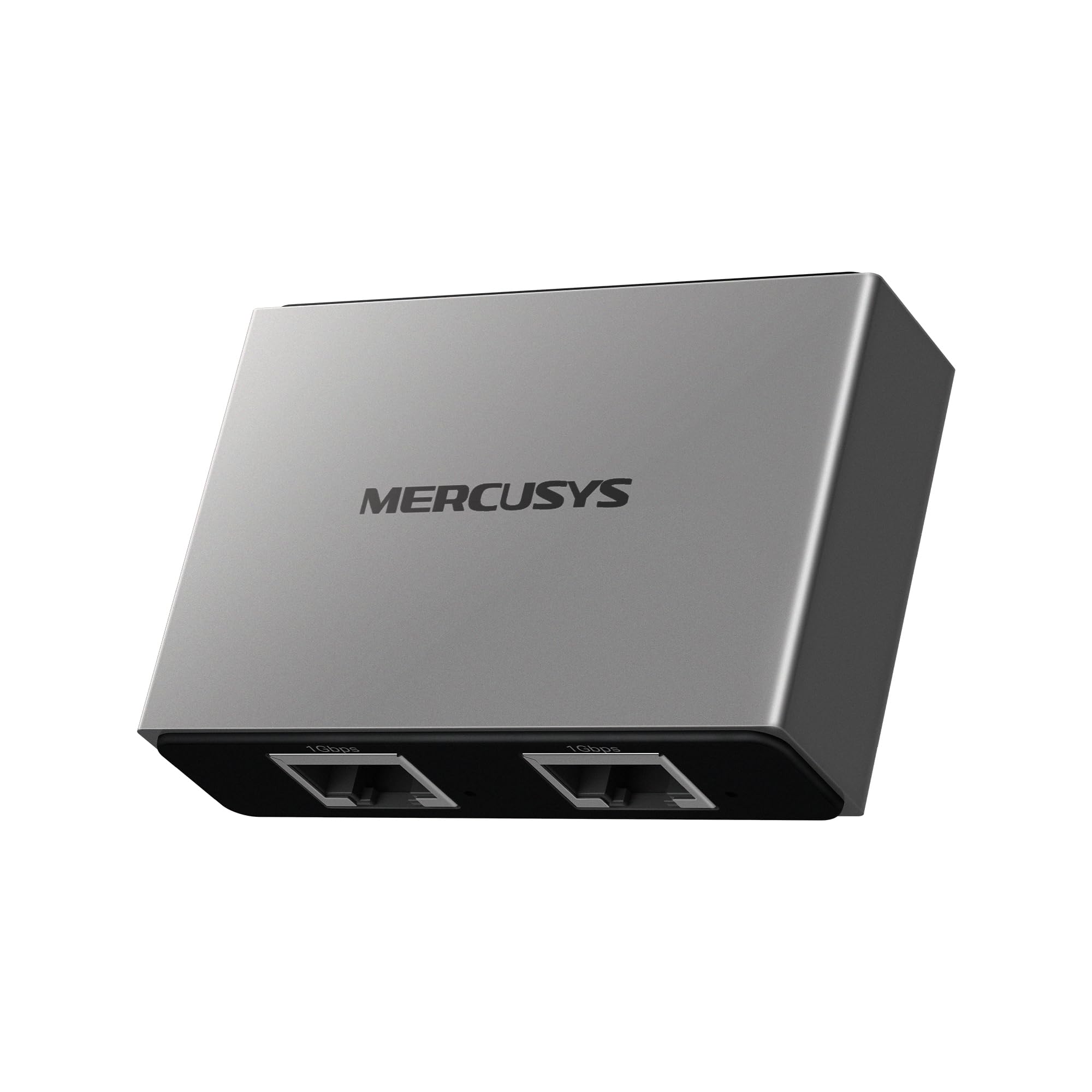 MERCUSYS MEH35 Sdoppiatore Ethernet Gigabit, Velocità Gigabit 1000 Mbps da 1 a 3, Compatibile con Cavi Ethernet di Cat 8/7/6/5e/5, Involucro in Leghe di Alluminio, Plug&Play