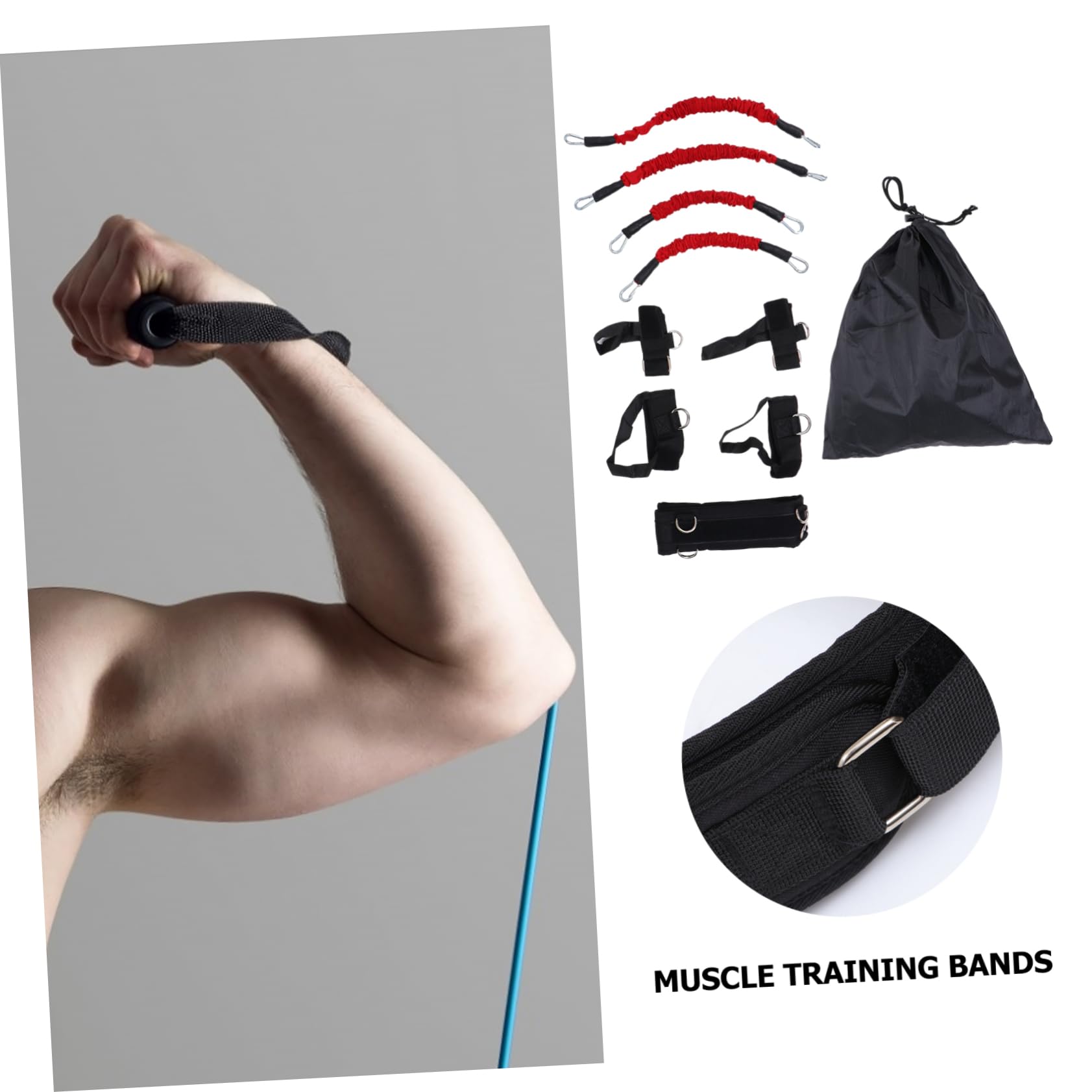 VICASKY Elastici Fitness Resistenti per Allenamento Gambe Braccia Vita Elastici Palestra Casa Yoga Esercizi Flessibili e Sicuri
