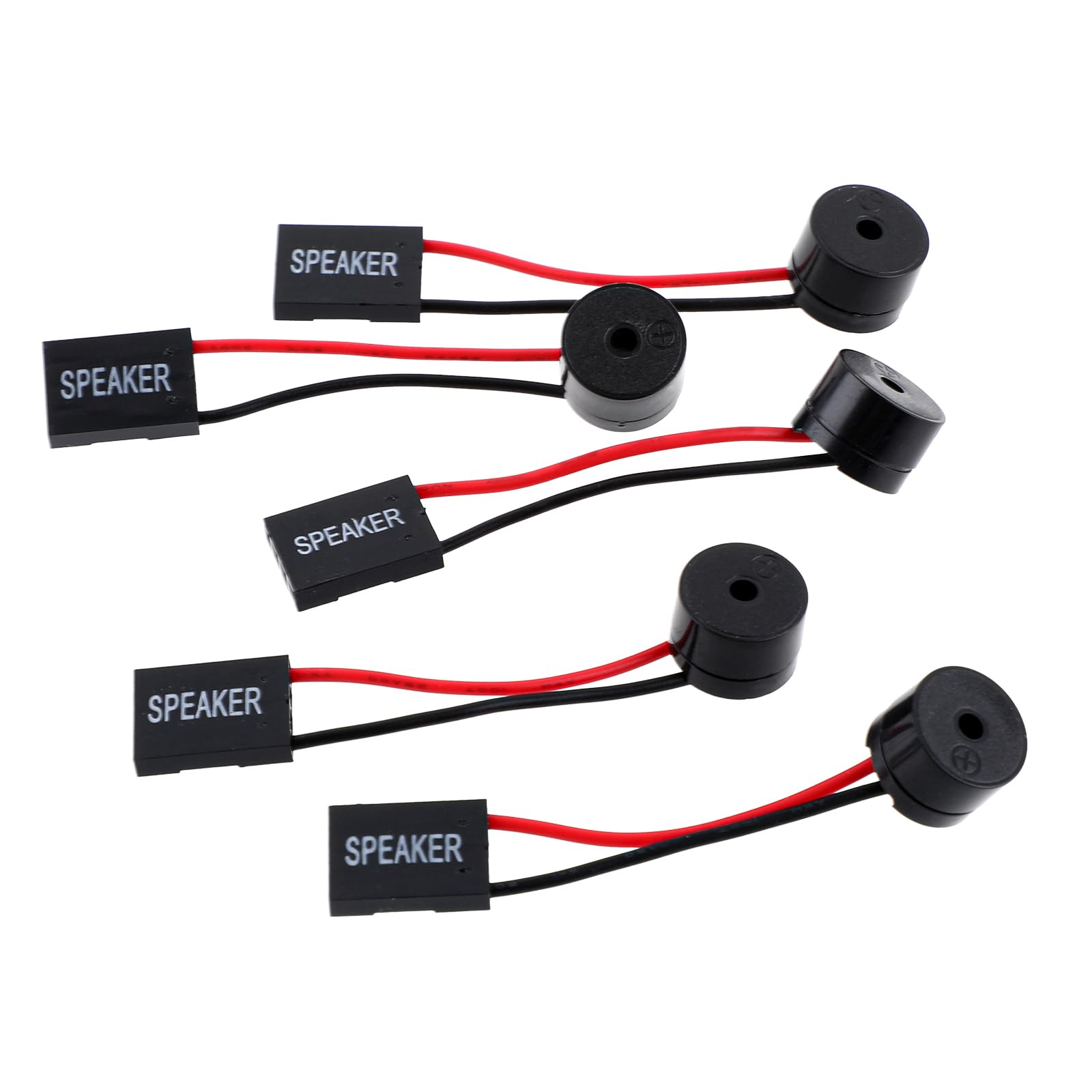 5 unids PC placa base altavoz mini ordenador caja altavoces pc interna mini enchufe zumbador placa base zumbador alarma