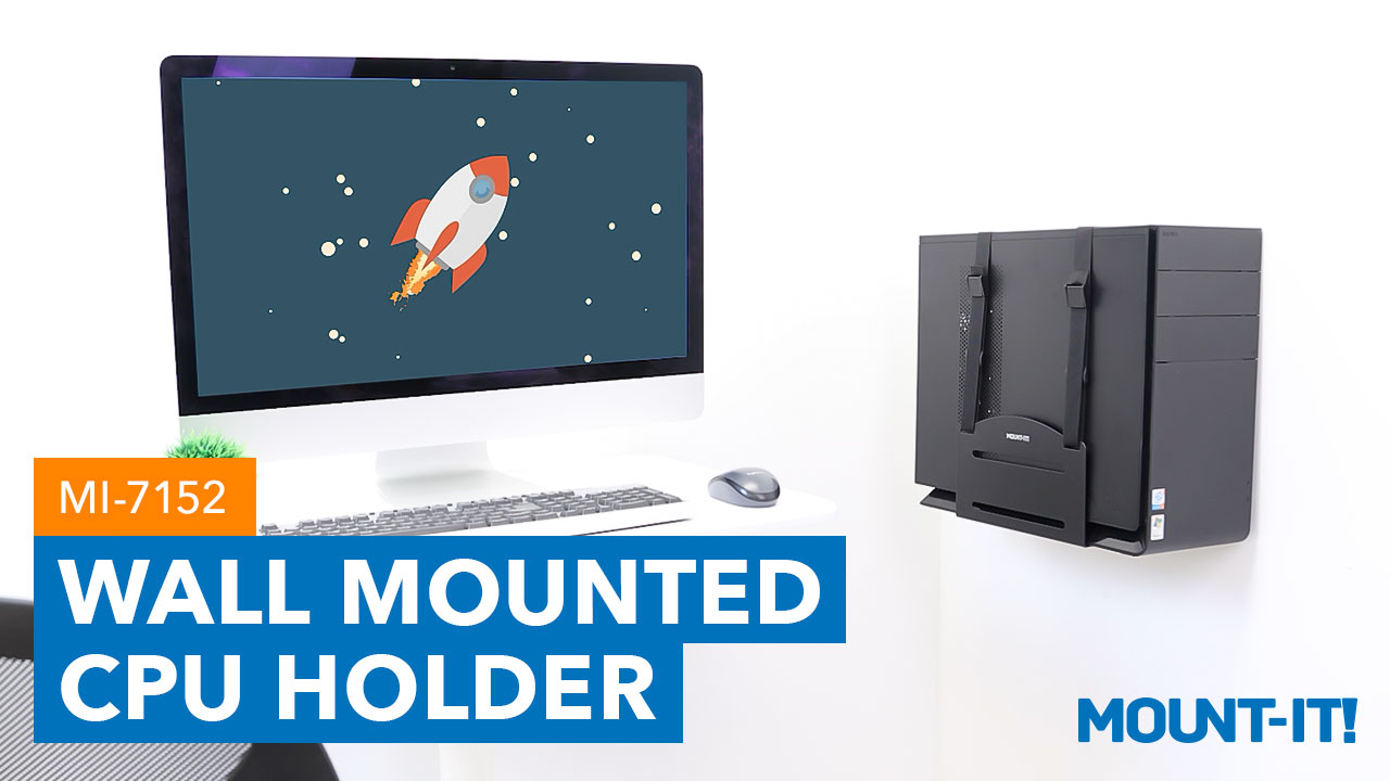 Amazon.com: Mount-It! CPU Wall Mount Bracket, Desktop Computer