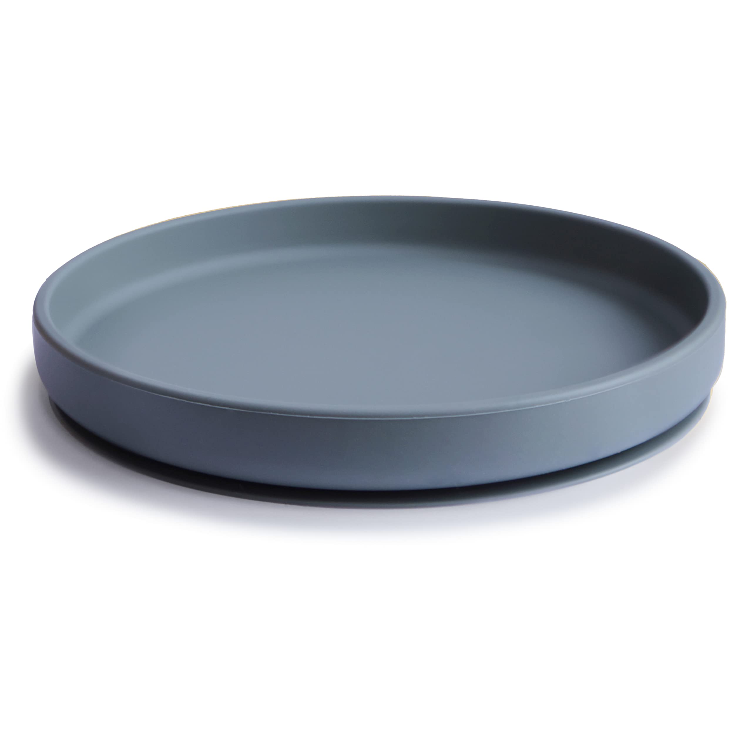 mushie Assiette à Ventouse en Silicone | Sans BPA | Accessoires pour Bébé, Jeunes Enfants Garçons et Filles | Passent au Lave-Vaisselle et au Micro-Ondes | Modèle Classique | (Tradewinds)