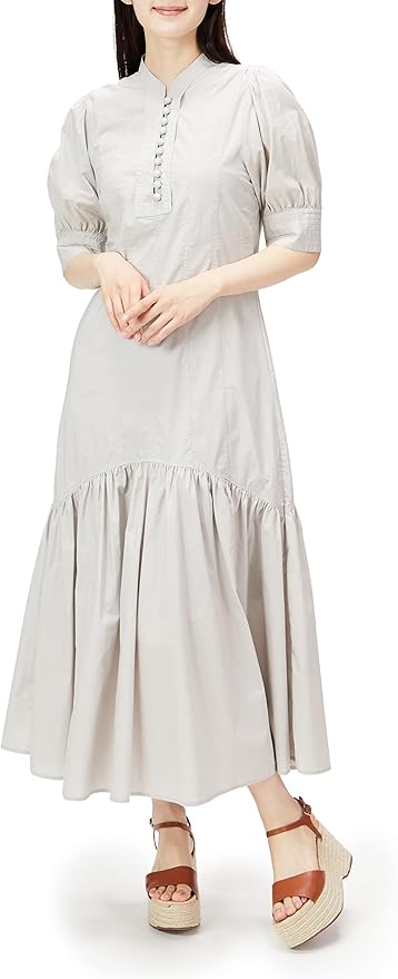 Amazon.co.jp: [スナイデル] コットンブラウスロングワンピ