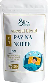 Chá Paz Na Noite Blend Chá Para Dormir Para Insônia e Relaxamento 50g