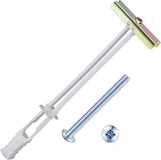 Wensilon 10-Pack Heavy Duty Drywall Anchors 3/16-24 Bolt Anchors for Hollow Walls, Tile & Plaster - Durable Easy Install