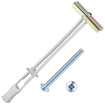 Wensilon 10 pcs Drywall Anchors 1/4-20, Bolt Anchor, Duty Hollow Wall Anchors