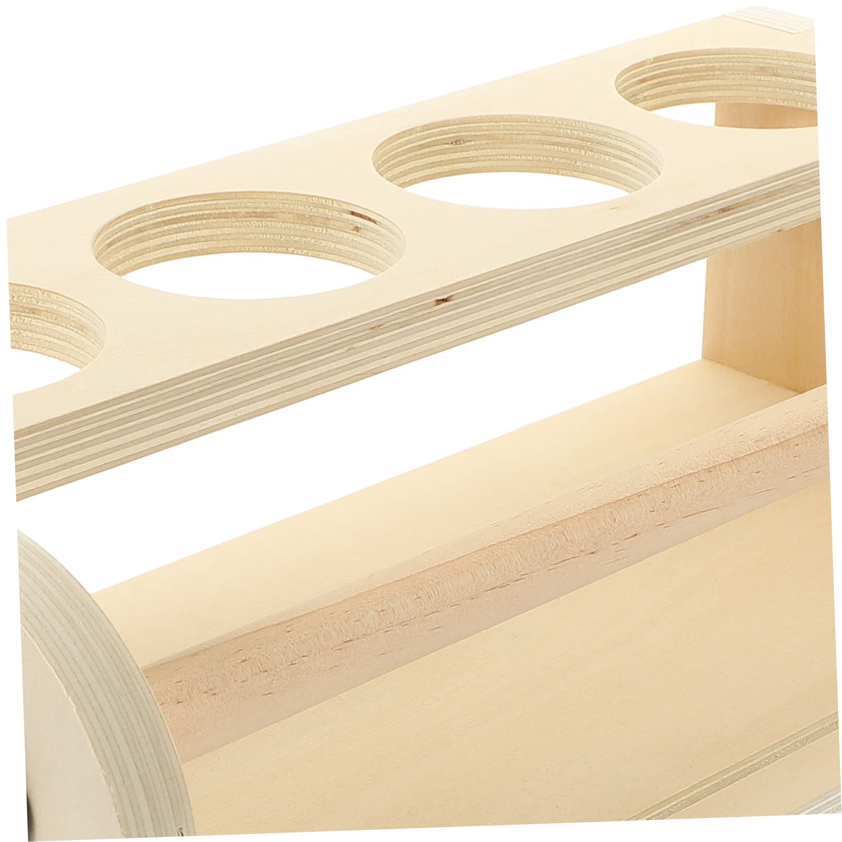 NUOBESTY Rollo Caballete De Arte Soporte De Papel De Desplazamiento De Escritorio Caballete De Dibujo Titular De Papel De Pergamino Madera Sujetador De Papel Almacenamiento Niño