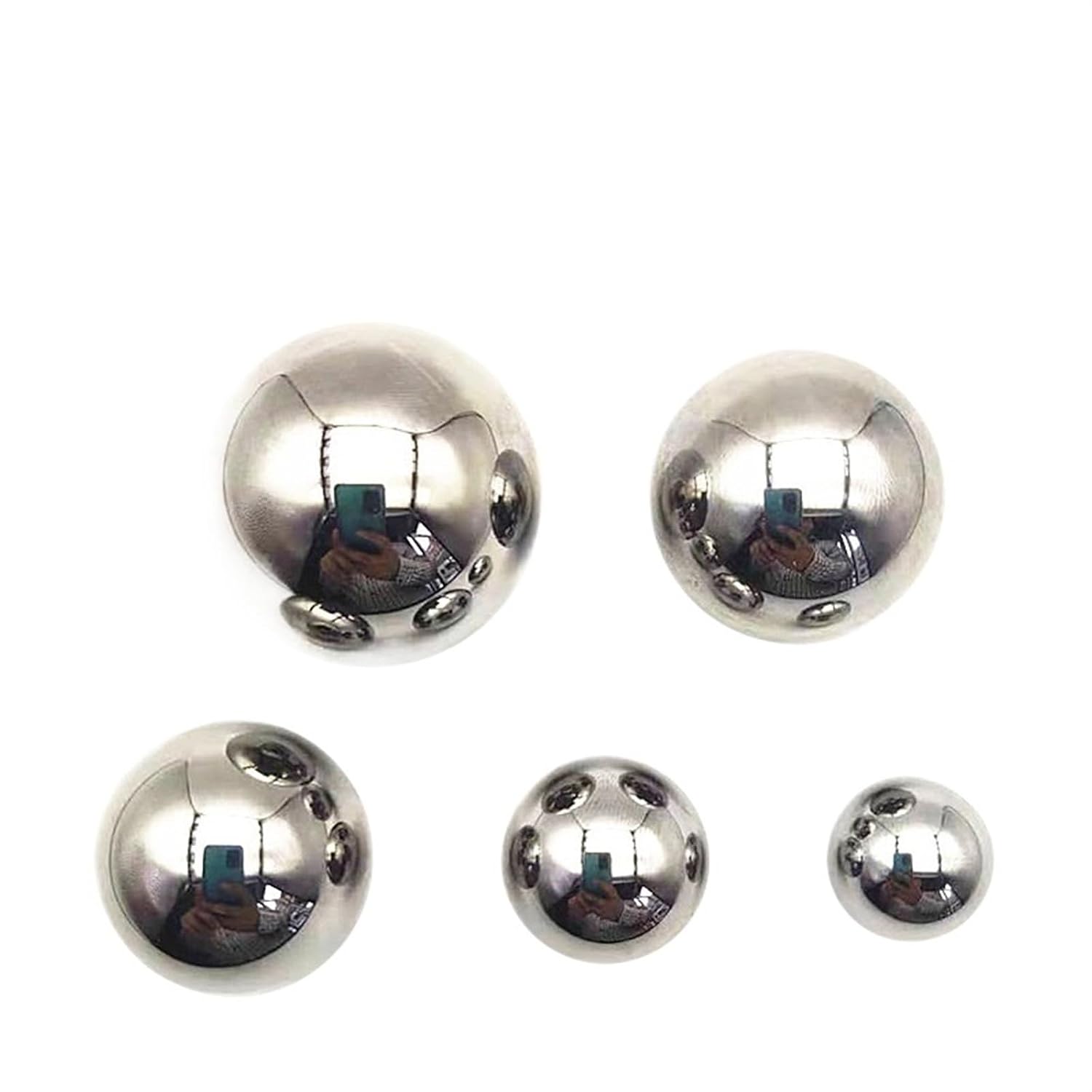 304 Stainless Steel Ball Dia 11mm 12mm 13mm 14mm 15mm 16mm-40mm Bearing Balls Smooth Solid Round Ball Bead(12mm (2pcs))