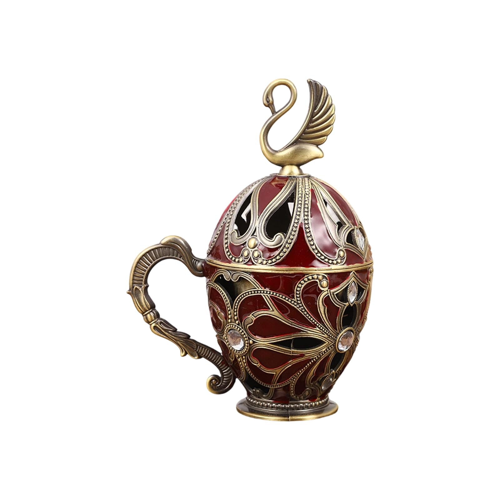 Tsophreniq Metal Incenses Burners Modern Oil Warmers Holder Combining Functionality and Decorative Appeal 1PC Old Pattern Scent Stove