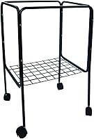 YML Heavy-Duty Black Bird Cage Stand for 18x18 & 18x14 Inch Cages - Canaries, Finches, Parakeets, Lovebirds