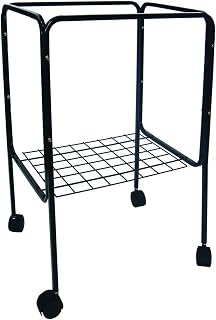 YML Heavy-Duty Black Bird Cage Stand for 18x18 & 18x14 Inch Cages - Canaries, Finches, Parakeets, Lovebirds