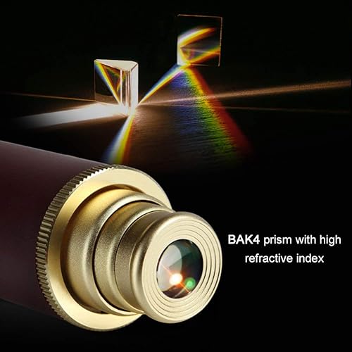 Miniatura 2 de Telescopio pirata para niños Treasure Map Retro Spyglass portátil plegable de mano telescopio de juguete de mano 25x30 Zoomable monocular para