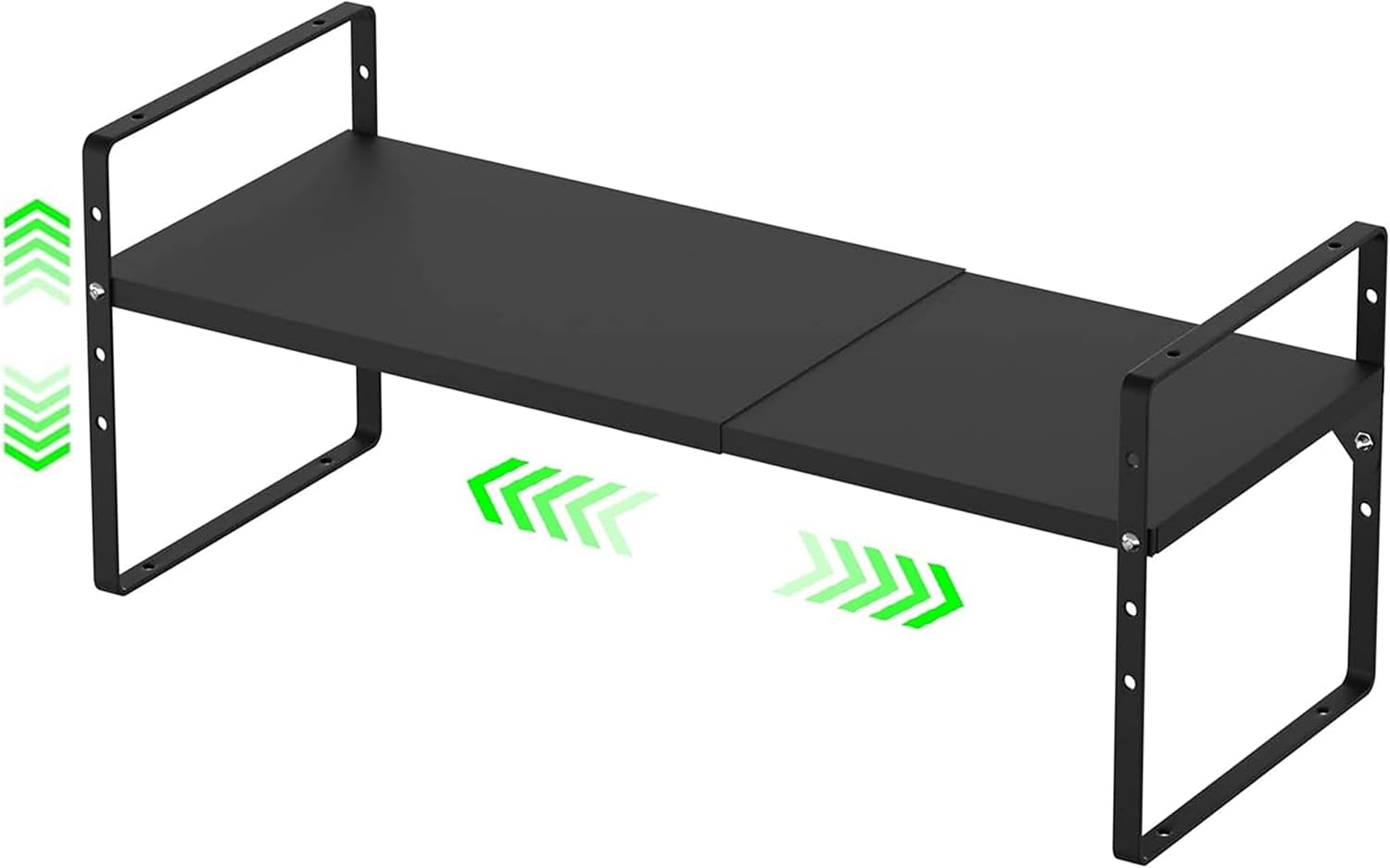 LOCVCDA Expandable Kitchen Storage Shelf, Stackable