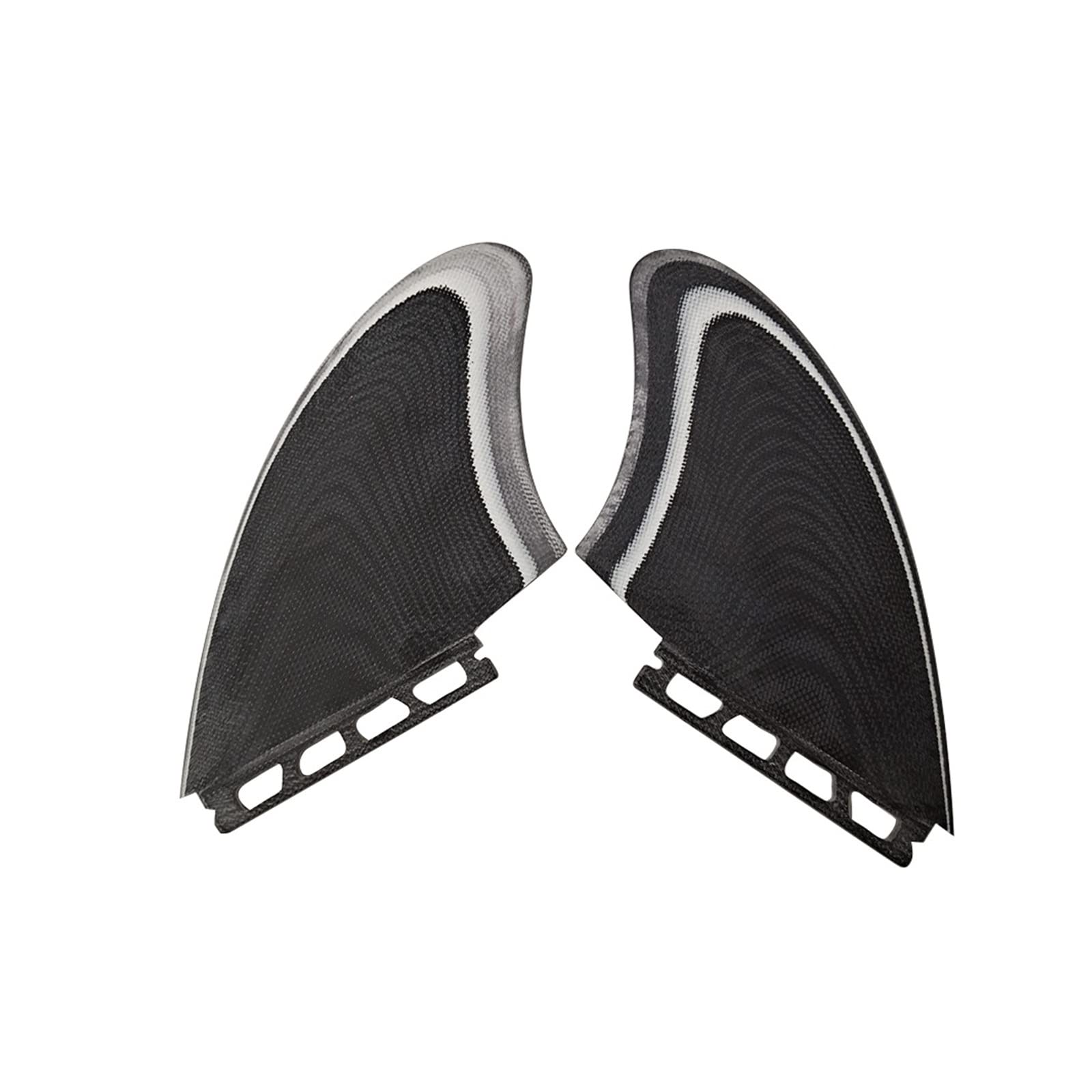 Keel Fins Twin Accessories Surf Fiberglass 2pcs/Set Surfboard for Paddle Board(Without Logo K2)