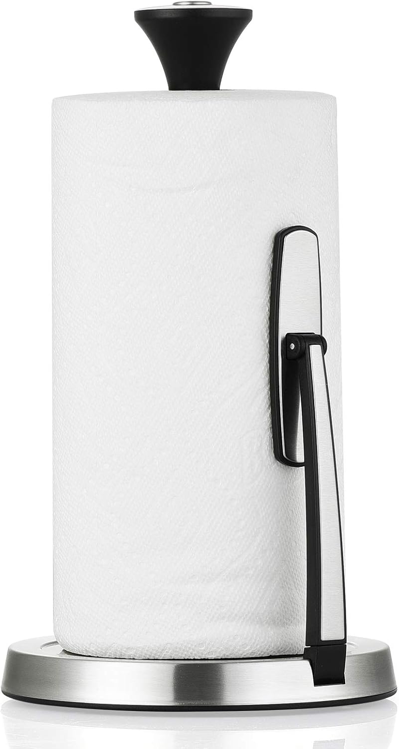 Paper Towel Holder, Lycklig Tension Arm Kitchen Roll