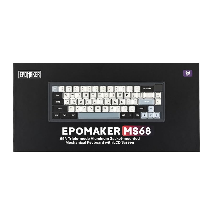 epomaker MS68アルミケース Epomaker MS68レビュー！上質な打鍵感を味わえる美しいキーボード