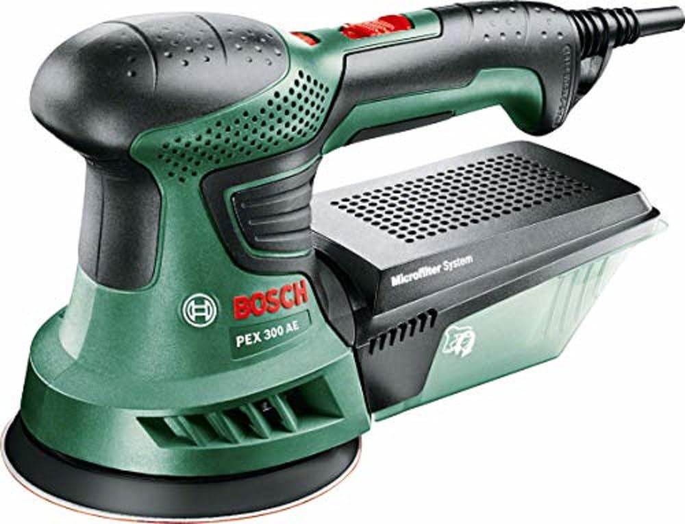 Bosch Pex 300 Ae Szlifierka Mimośrodowa, Zielony/Czarny, 270 W