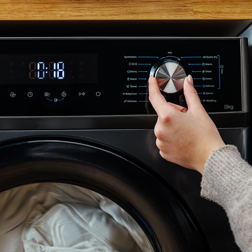 Cecotec Sèche-linge Pompe à Chaleur 8 kg Bolero Dresscode Dry 8330 Steel 15 programmes Classe E Inox