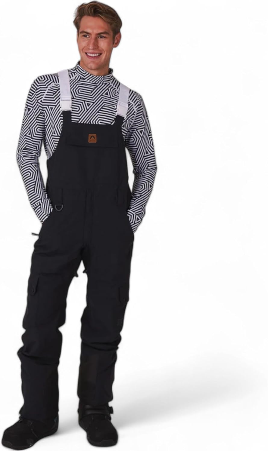 OOSC Yeh Man Bib Pant | Special Edition | Snow Bib Overalls | Waterproof & Breathable, Insulated Synthetic | Recycled Nylon