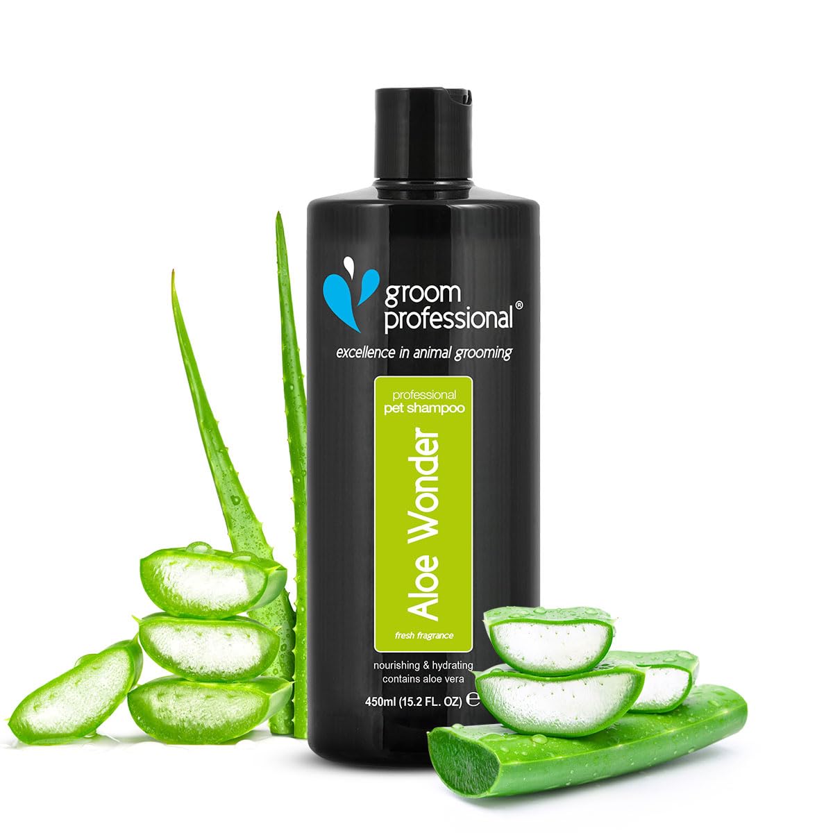 GROOM PROFESSIONAL Aloe Wonder Dog Shampoo - Dog Shampoo for Sensitive Skin - Dog Shampoo for Itchy Skin - Sensitive & Itchy Shampoo for Dogs - Soothing and Nourishing Formula, 450 ml (B00PY5HGGM) Amazon Price History, Amazon Price Tracker