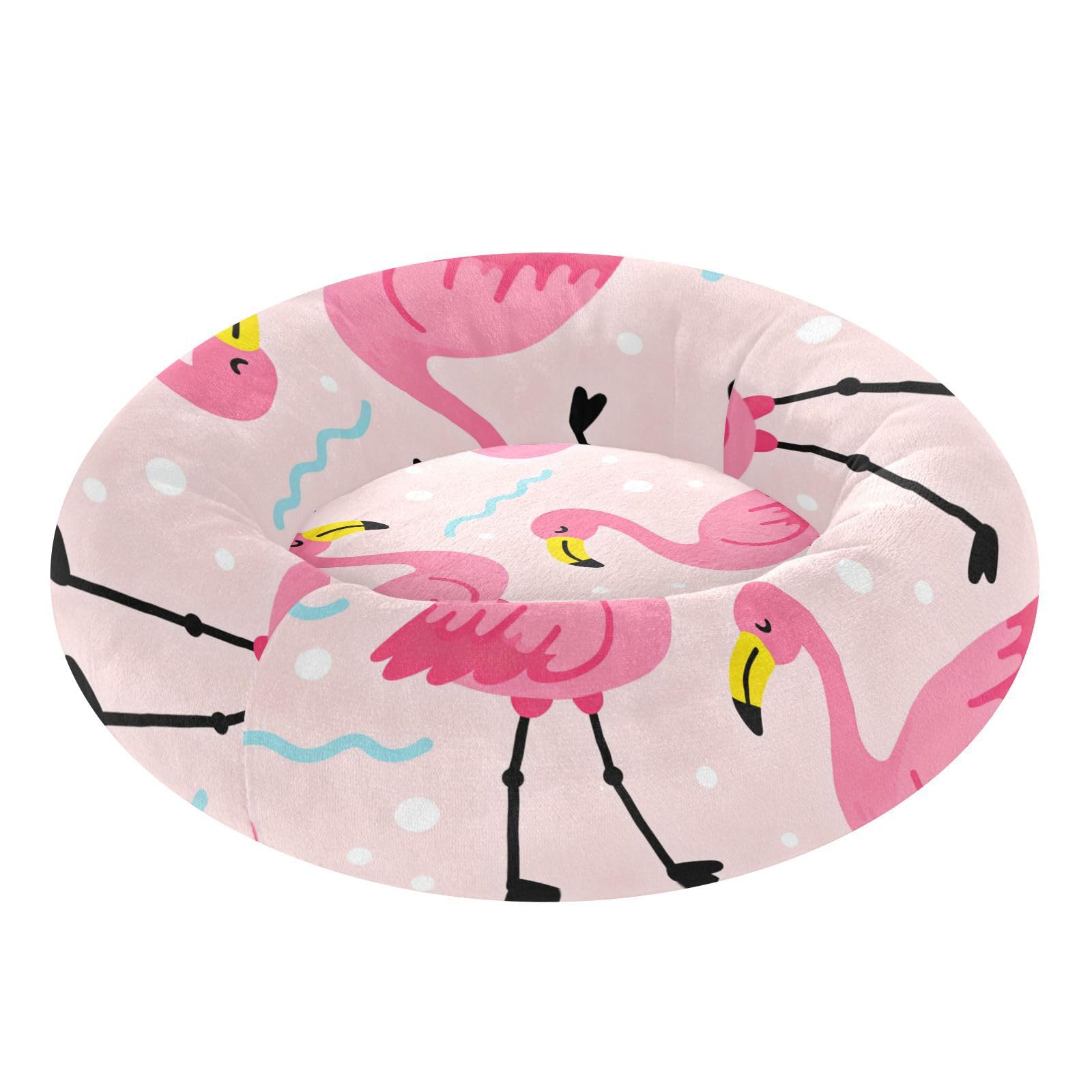 Lit pour chat flamants roses pour créer un coin sieste apaisant XS