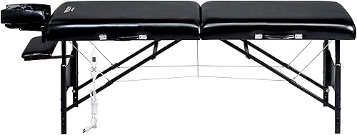 Miniatura 3 de Mesa de masaje portátil Galaxy Therma Top Master Massage de 30 pulgadas Pacakge Beauty Bed Built Black