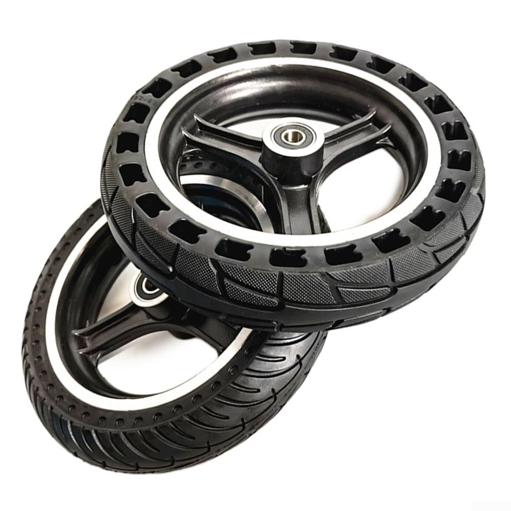 Rueda sin cámara de 8,5 x 2, opción confiable para Scooter eléctrico, llanta sólida sin neumáticos, Rueda Completa con Conjunto de buje (A 12 mm)