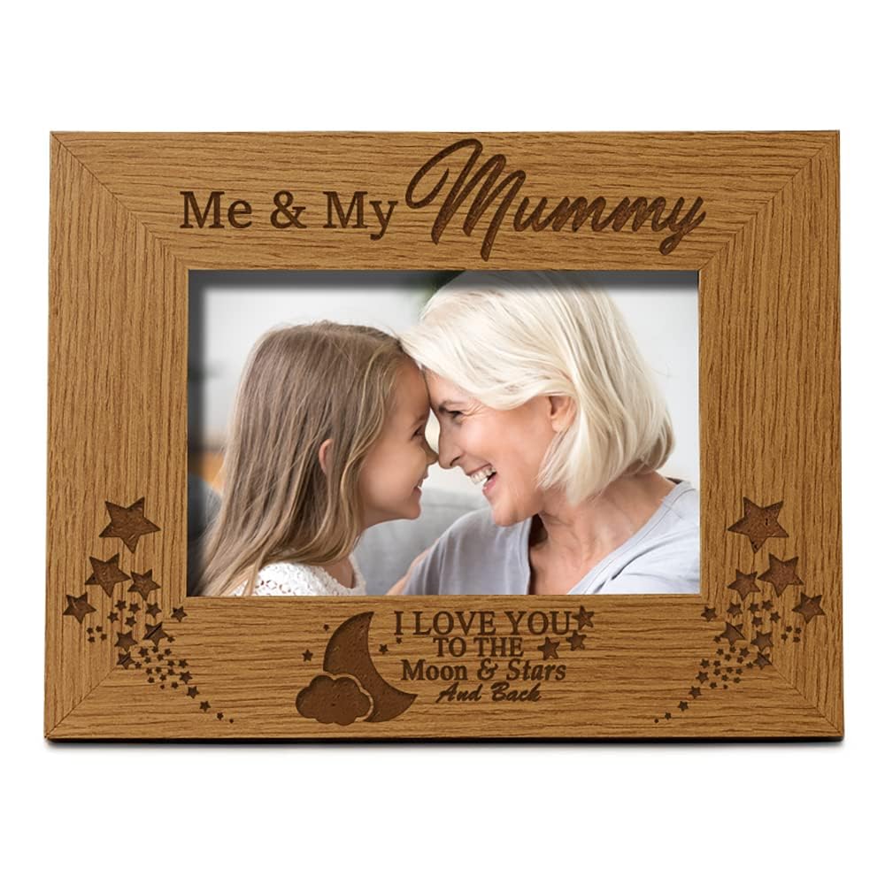 Me and My Mummy Love You To The Moon Photo Frame Gift (8 x 10 Inch)