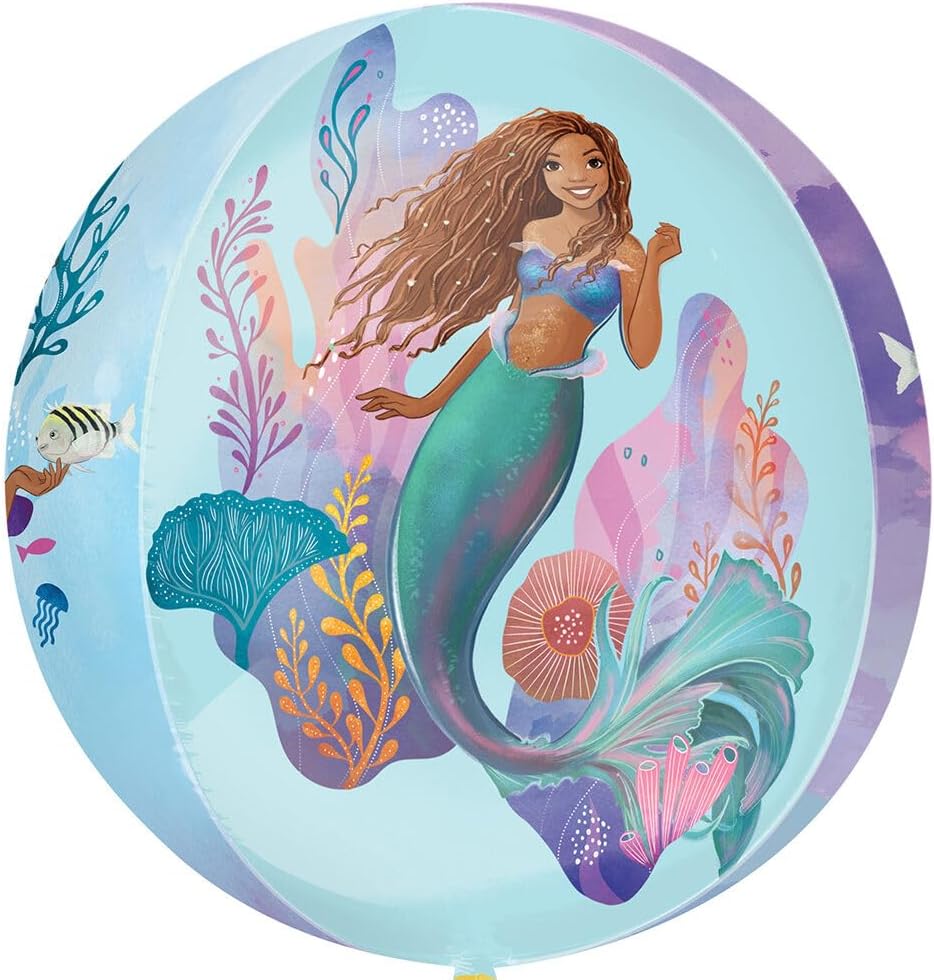 Little Mermaid Birthday Party Supplies Princess Ariel Live Action Balloon Bouquet Decorations