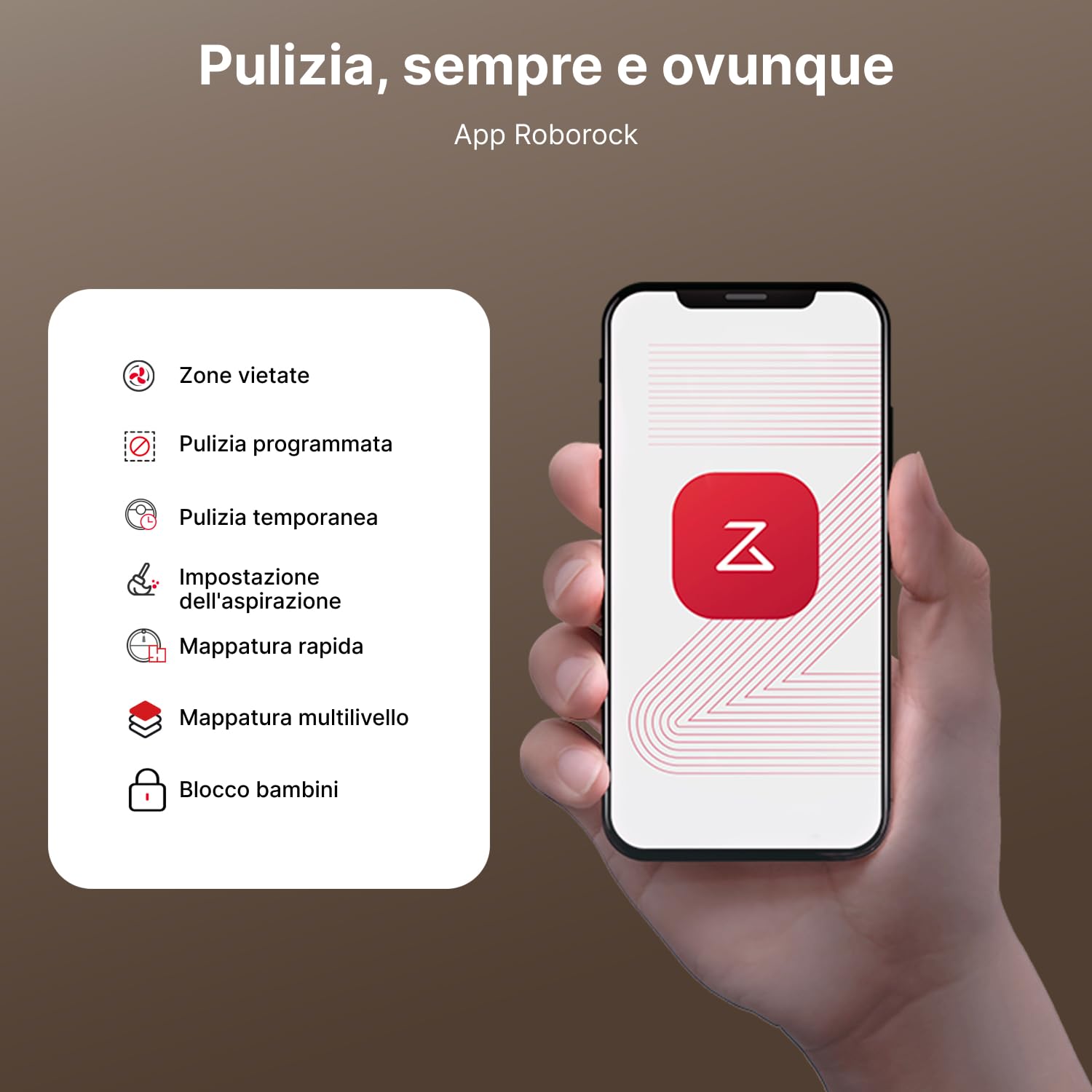 roborock Q10 X5+ Robot Aspirapolvere, 10.000 Pa HyperForce, doppio sistema anti-groviglio,tecnologia reattiva per evitare gli ostacoli,doppia spazzola antigroviglio,bianco - Vista 9