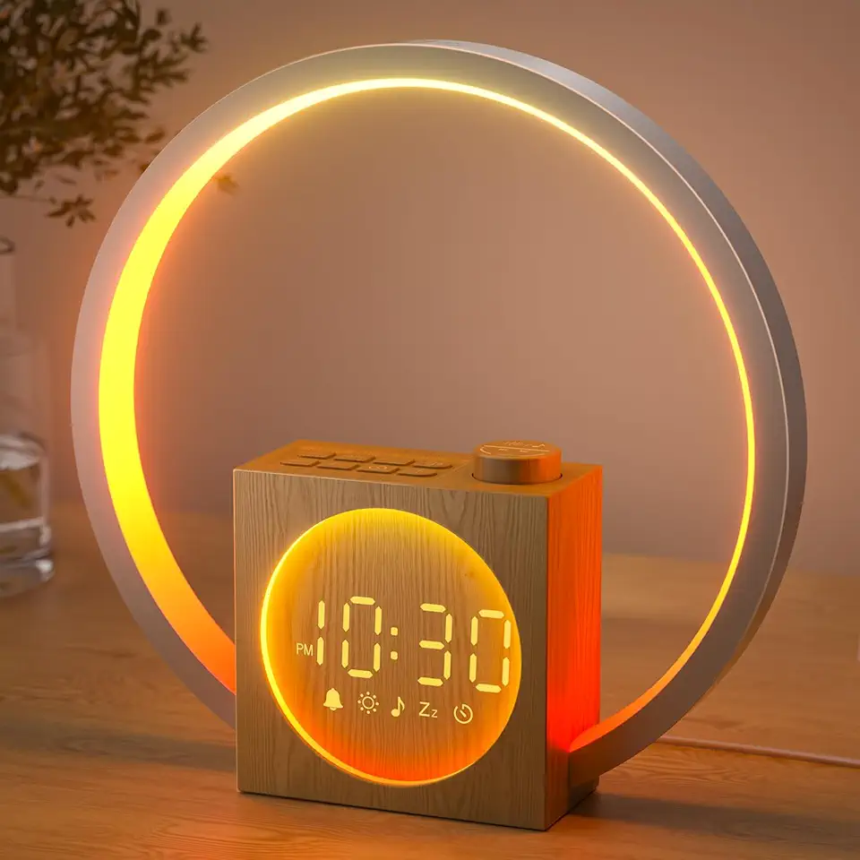 Routine matinale aesthetic 2026 : 50 produits pour transformer ton reveil LIORQUE Lampe de Chevet LED avec Réveil, Réveil Lumineux Simulateur d'Aube, Lampe de Revei