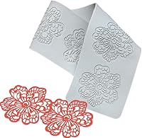 Vista 11 de Molde de caramelo geométrico hueco 3D con forma geométrica, moldes de chocolate de silicona para fondant de encaje, molde para pastel, molde