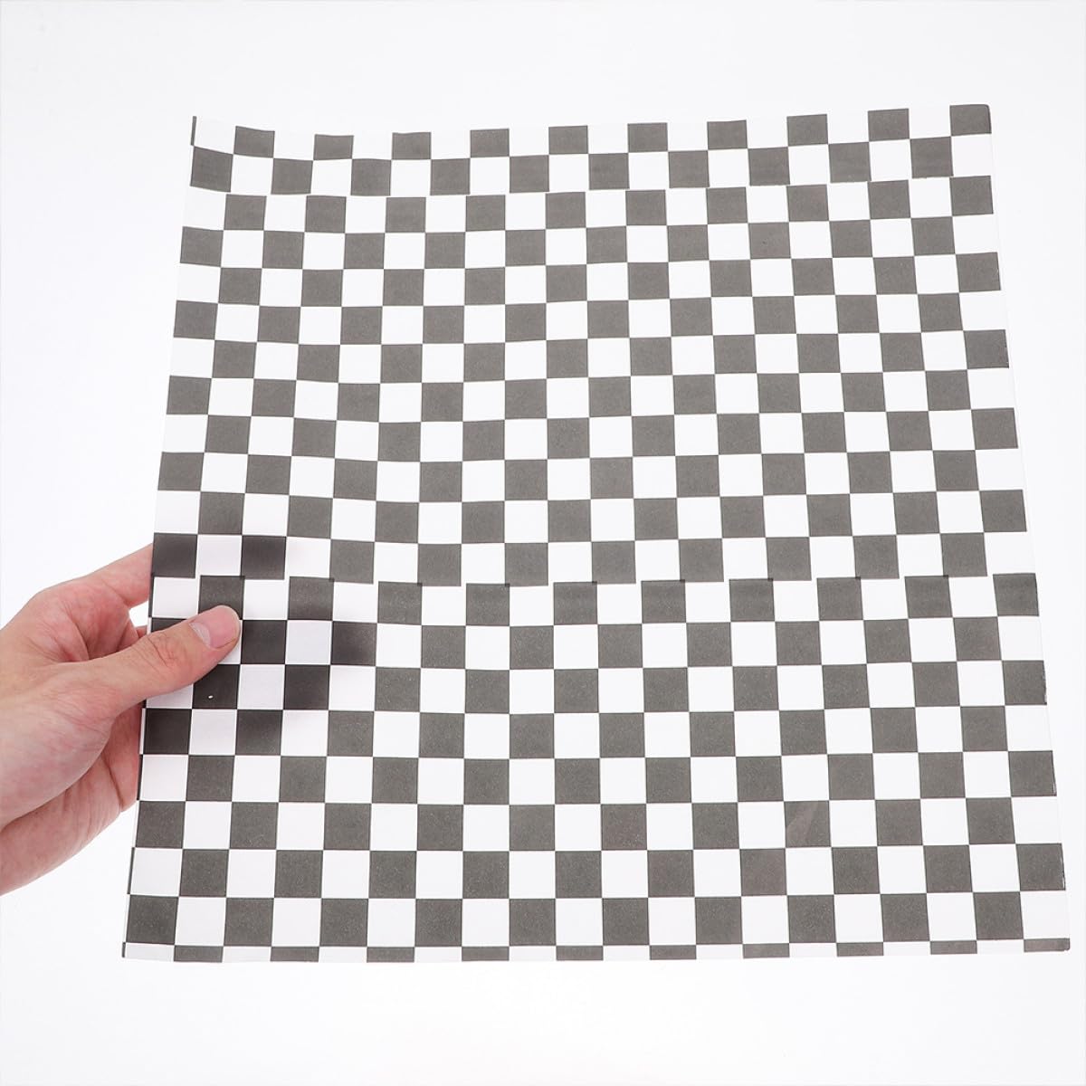 100 Hojas de Papel para Hornear Diseño Cuadriculado, Papel Resistente al Aceite para Sándwiches y Hamburguesas, Adecuado para Picnics y Barbacoas Color Aleatorio