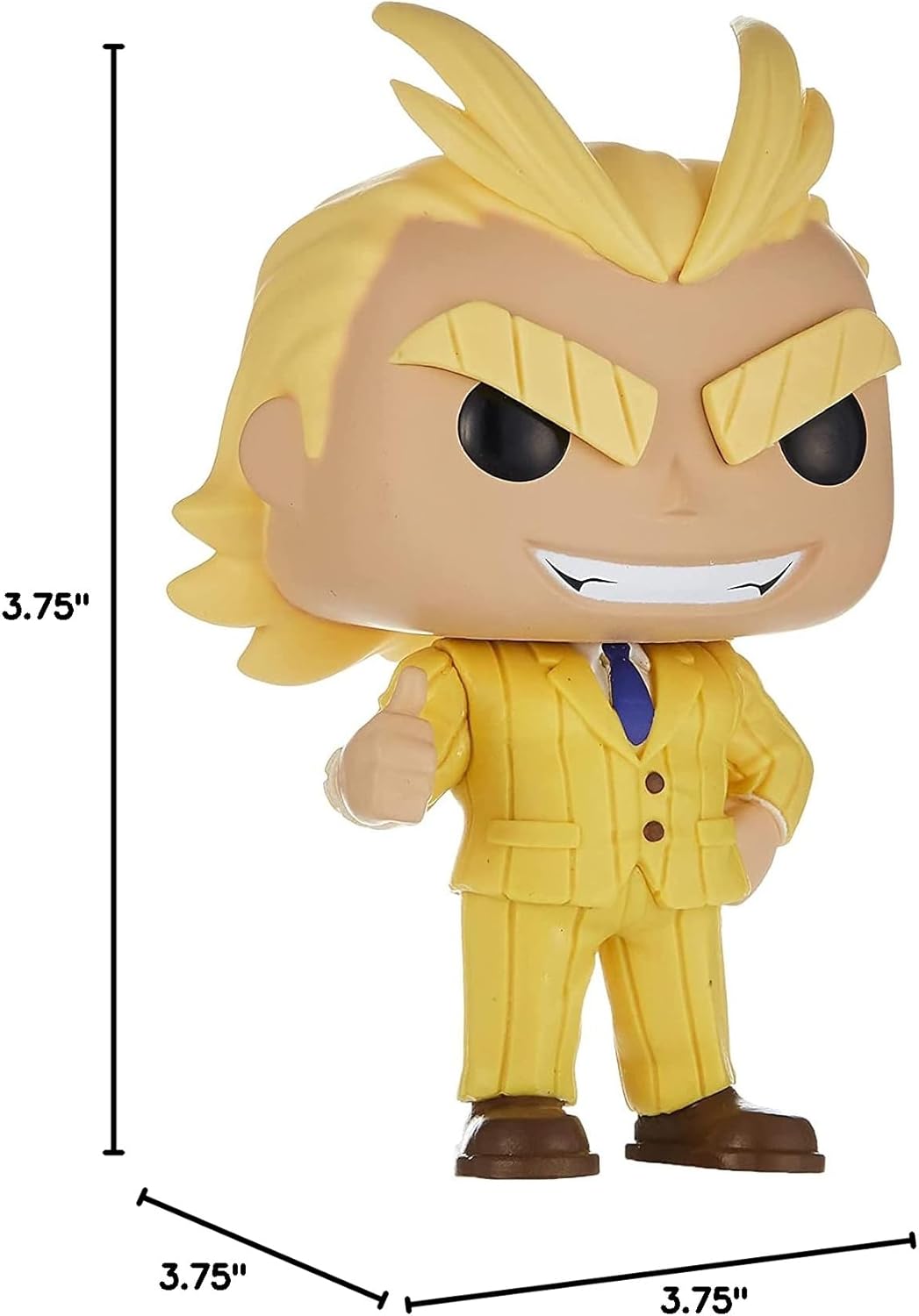 Funko POP My Hero Academia - All Might (Teacher) Pop! Vinyl Figure (Bundled with Compatible Pop Box Protector Case), Multicolor, 3.75 inches