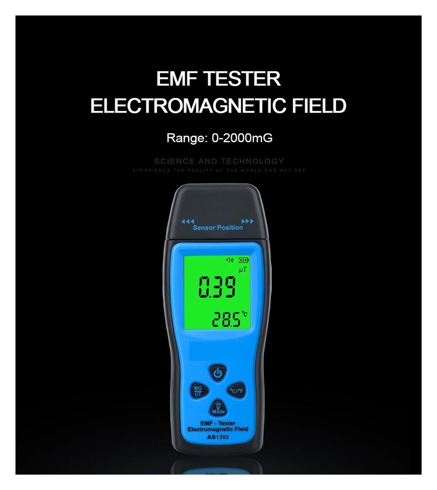 Cyfrowy Miernik EMF, Tester Promieniowania Elektromagnetycznego