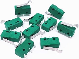 Honbay 10pcs KW4-3Z-3 AC 125V 5A Micro Limit Switch Hinge Lever for Mill CNC